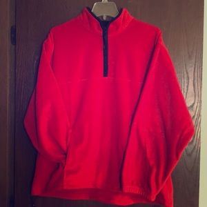 Half-zip fleece pullover